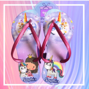 Chinelo infantil personalizado