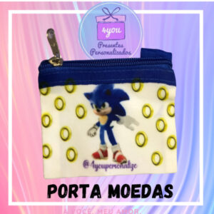 Porta moedas SONIC