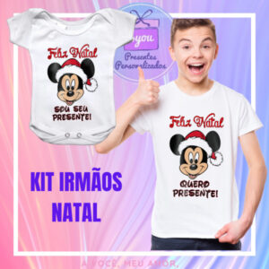 kit camisetas irmãos