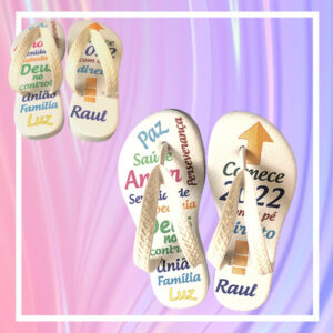 chinelo personalizado