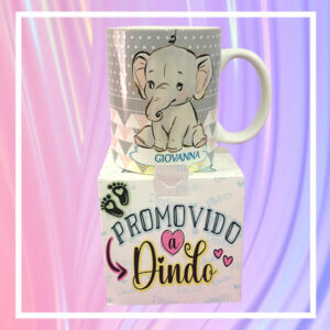 caneca convite para padrinhos