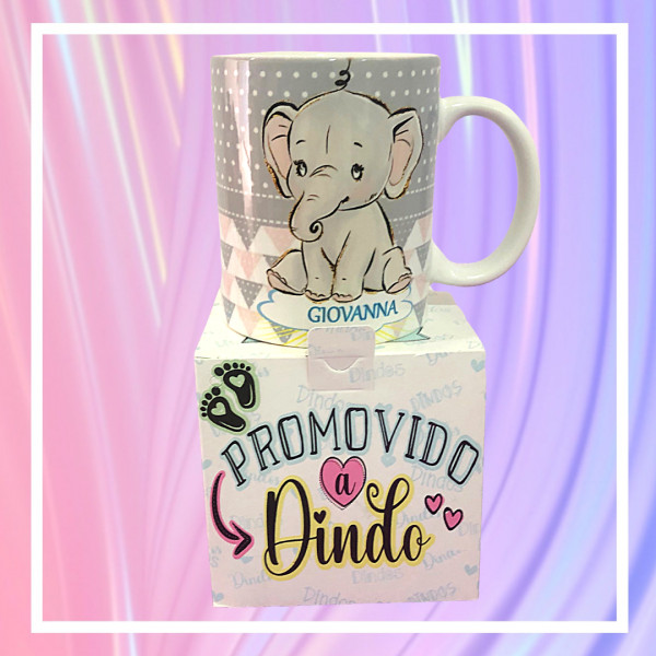 caneca convite para padrinhos