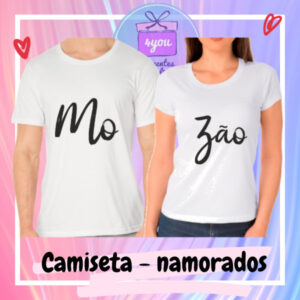 kit camiseta casal